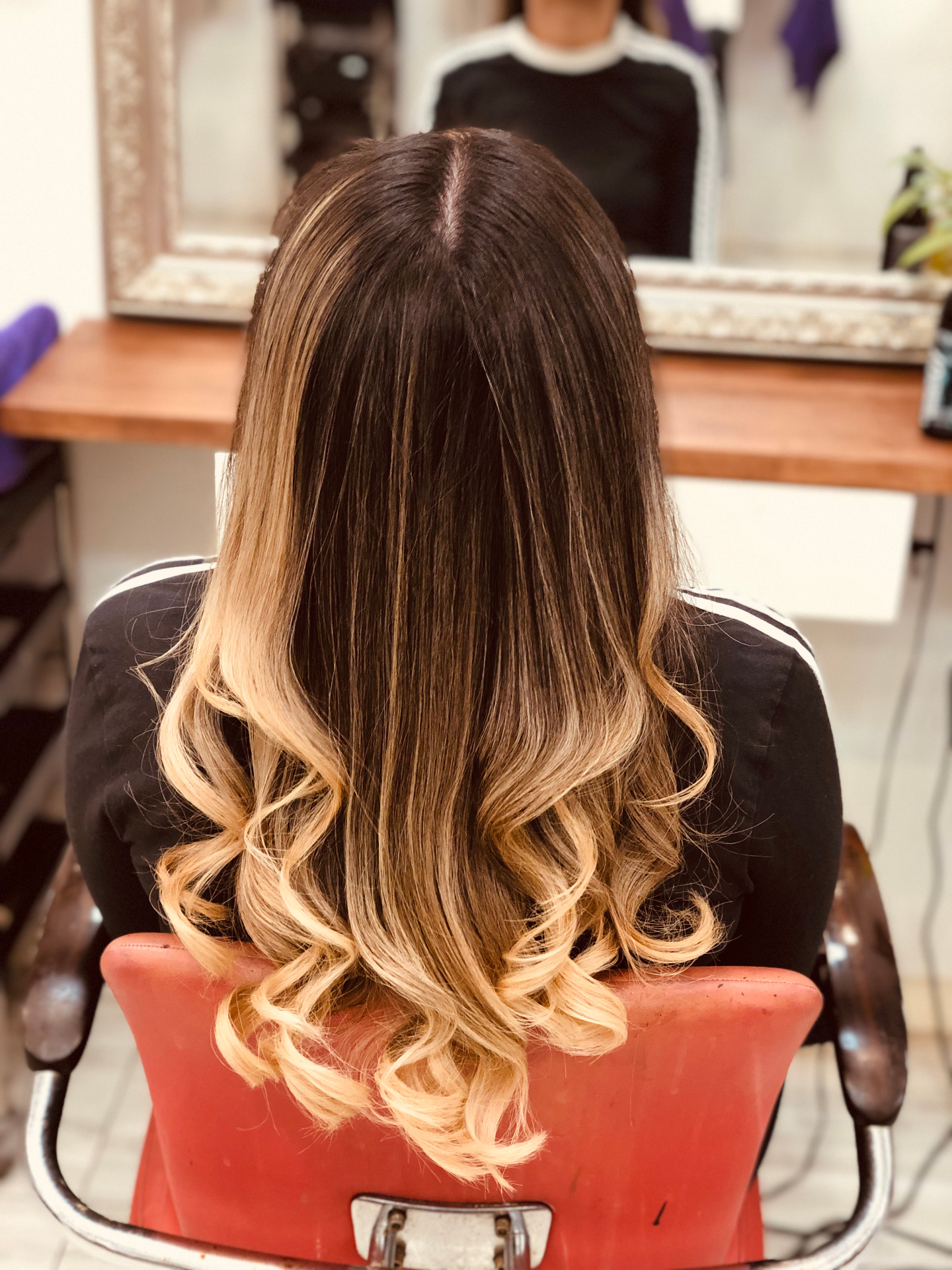 Caramel balayage hair transformation — An&Mei Hair Salon Kogarah, Sydney