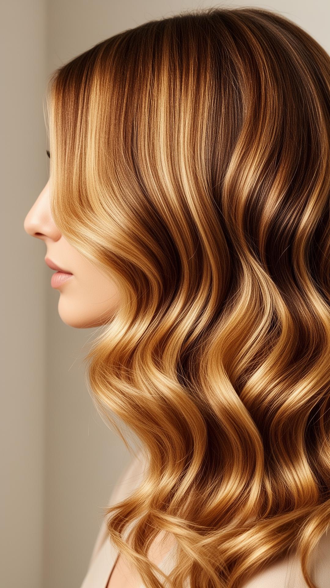 Luxurious balayage hair styling at An&Mei Hair Salon Kogarah